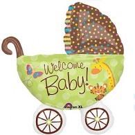 Westcoast Balloon 144181 Welcome Baby Buggy