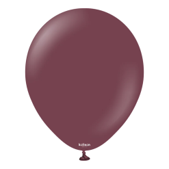 Westcoast Balloon 11823400 Kalisan Burgundy 18 Round (25Ct)
