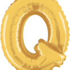 Westcoast Balloon 34917GP Letter Q Gold 14In