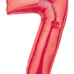 Westcoast Balloon 15847RP Megaloons Number 7 Red