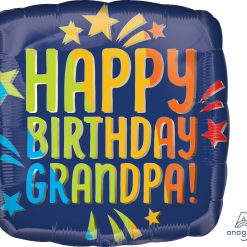 Westcoast Balloon 41303 HBD Grandpa Rainbow