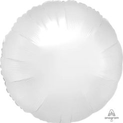 Westcoast Balloon 38589 Satin Luxe White Satin Round