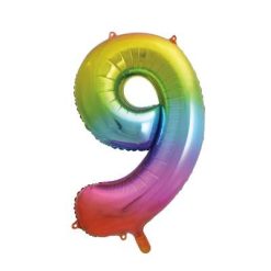 Westcoast Balloon 56809 Number 9 Rainbow