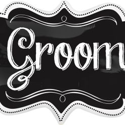 Westcoast Balloon 31239 Groom Chalkboard Marquee