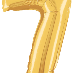 Westcoast Balloon 34847GP Air Fill Number 7 Gold 14In