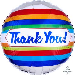 Westcoast Balloon 33567 Thank You Stripes, Bulk