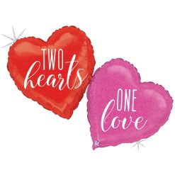 Westcoast Balloon 35758 Two Hearts One Love