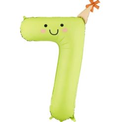 Westcoast Balloon FB411T-7 Number 7 Light Green