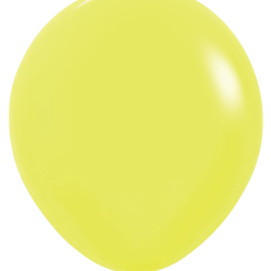 Westcoast Balloon 397214 Neon Yellow 18 Round (25Ct)