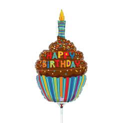 Westcoast Balloon 19261 Birthday Chocolate Cupcake