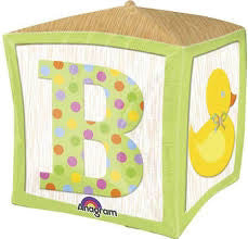 Westcoast Balloon 28380 Baby Block