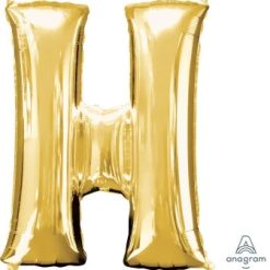 Westcoast Balloon 32961 Letter H Gold