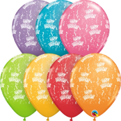 Westcoast Balloon 49607 Birthday-A-Round Festive Assortment 11 Round