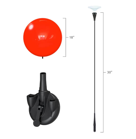 Westcoast Balloon DuraBalloon 1-Balloon Suction Cup Kit - Image 2