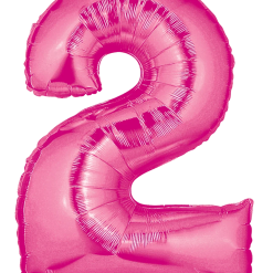 Westcoast Balloon 15842FP Megaloons Number 2 Pink