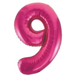 Westcoast Balloon 55739 Number 9 Pink