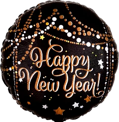 Westcoast Balloon 36347 HNY Sparkle Streamers