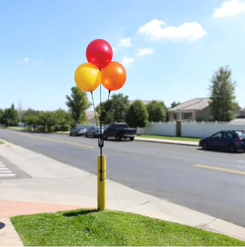 Westcoast Balloon BalloonBobber 3-Balloon Cluster Pole Kit With Brackets With Screws & Bands - Image 2