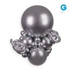 Alternative view of Westcoast Balloon 158953 Gemar Shiny Silver 19 Round (25Ct)