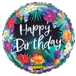 Westcoast Balloon 14356 Mighty Tropical Flower Birthday