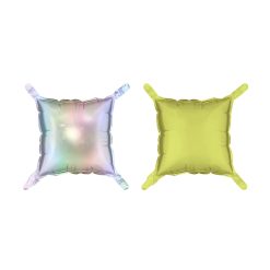 Westcoast Balloon FB242 Square - Holographic + Neon Yellow