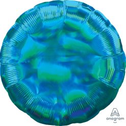 Westcoast Balloon 39256 Iridescent Cyan Circle