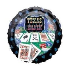 Westcoast Balloon 119560 Prismatic Texas Hold'Em Casino