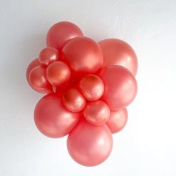 Alternative view of Westcoast Balloon 17040 Tuftex Metallic Rose Gold 17 Round (50Ct)