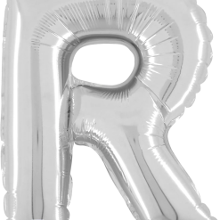 Westcoast Balloon 34918SP Letter R Silver 14In