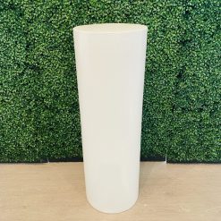 Westcoast Balloon 36In X 12In Round Plinth Rental - White