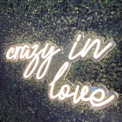 Alternative view of Westcoast Balloon Crazy In Love Neon Sign Rental