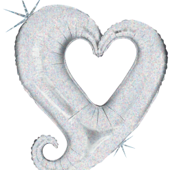 Westcoast Balloon 85126 Chain Of Hearts - Silver