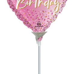 Westcoast Balloon 45912 Happy Birthday Sparkle