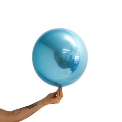 Westcoast Balloon 287624 Loon Balls 35Cm (14) Metallic Light Blue