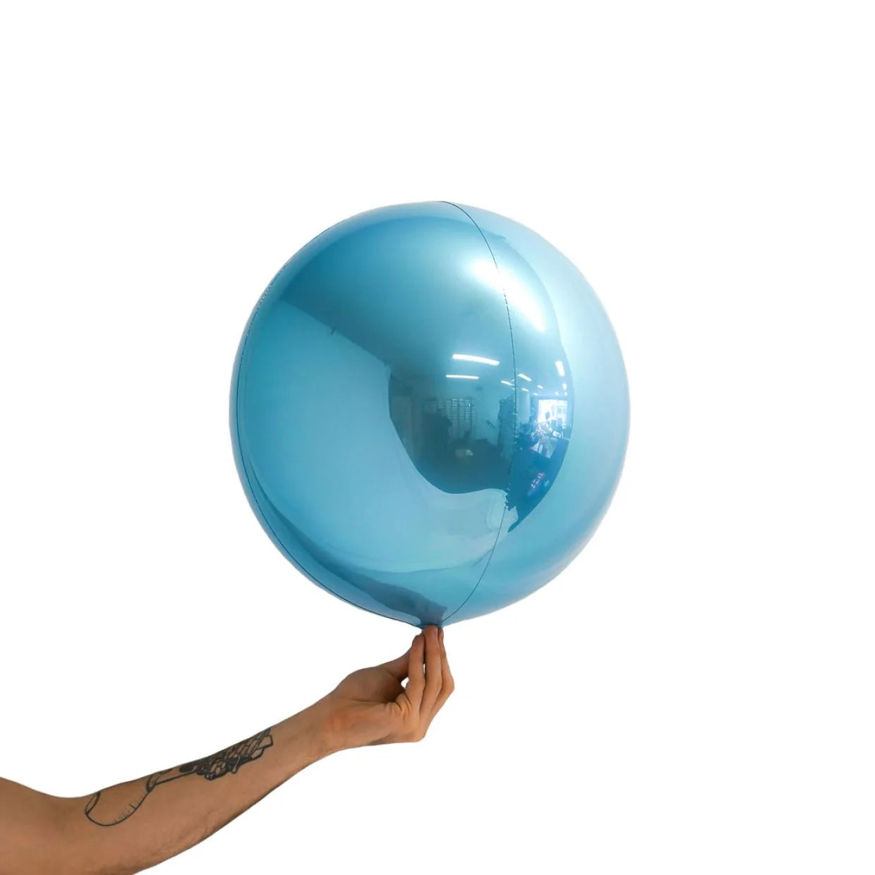 Westcoast Balloon 287624 Loon Balls 35Cm (14) Metallic Light Blue