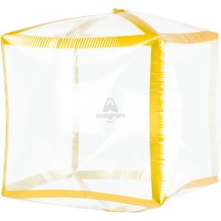 Westcoast Balloon 41079 Gold Trim Cubez
