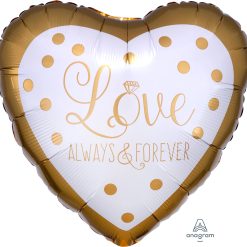 Westcoast Balloon 36551 Sparkling Gold Wedding