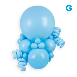 Alternative view of Westcoast Balloon 329919 Gemar Macaron Baby Blue 31 Round (1Ct)
