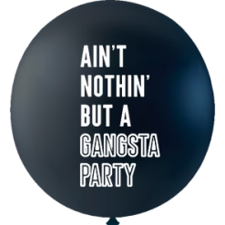 Alternative view of Westcoast Balloon Ain'T Nothin' But A Gangsta Party - Gold Chain Tassel Kit