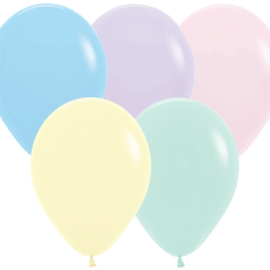 Westcoast Balloon 155586 Pastel Matte Assortment 11 Round (50Ct)