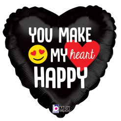Westcoast Balloon 36764 Emoji Happy Heart