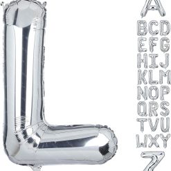Westcoast Balloon 40 Lucky Foil Letter L Silver