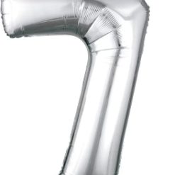 Westcoast Balloon 27987 SuperShape Number 7 Silver
