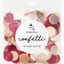 Westcoast Balloon Confetti - Burgundy & Rose Gold
