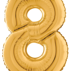 Westcoast Balloon 18848 Number 8 Gold 28 Megaloon