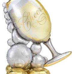 Westcoast Balloon 42468 Bubbly Wine Glass