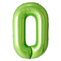Westcoast Balloon FN40070 Number 0 Green