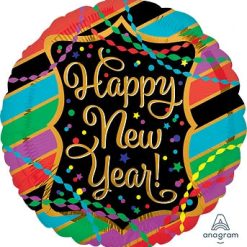 Westcoast Balloon 36027 HNY Streamers & Stripes