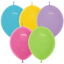Westcoast Balloon 54000 Deluxe Assortment 12 Link-O-Loon Balloons (50Ct)