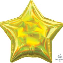 Westcoast Balloon 39266 Iridescent Yellow Star